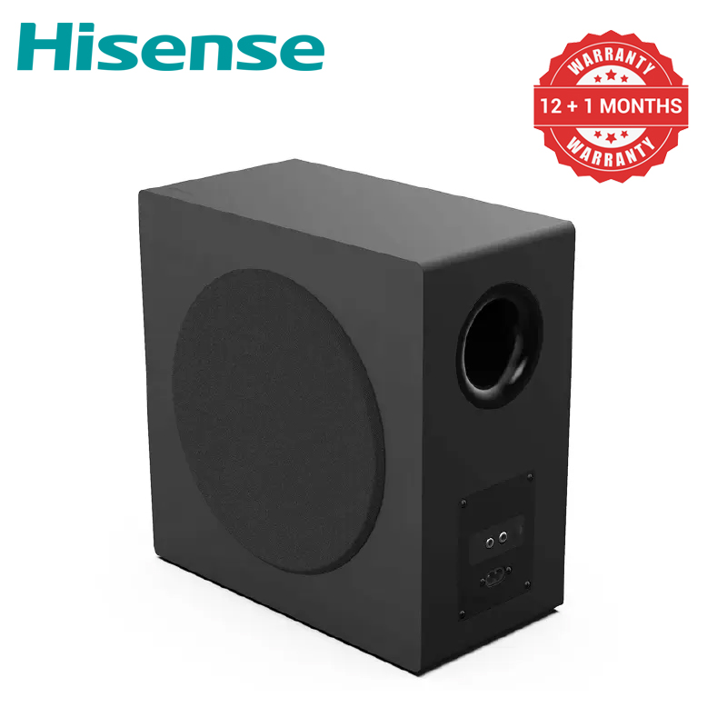 Hisense 3.1CH HS3100 Soundbar 480W  Bluetooth Enabled, Dolby Audio, Sound Bar, DTS Virtual:X, Wireless Subwoofer, Powerful Bass