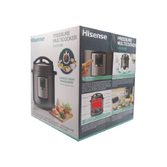 Hisense 6L Rice Cooker Electric Pressure Cooker 1000W Classic Kitchen Cooking Pot  HMC6MBK