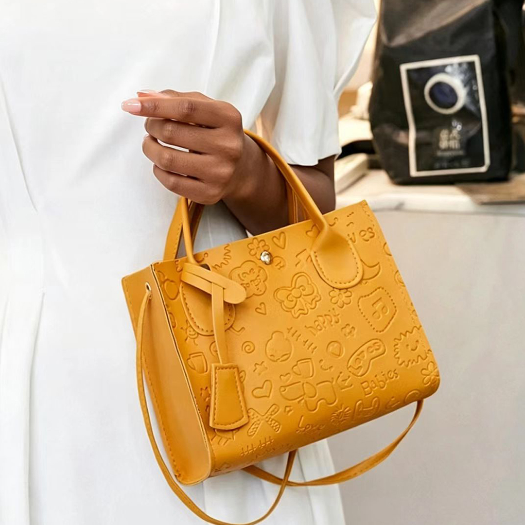 Women's exquisite workmanship printed stylish hand-held    Crossbody Bags