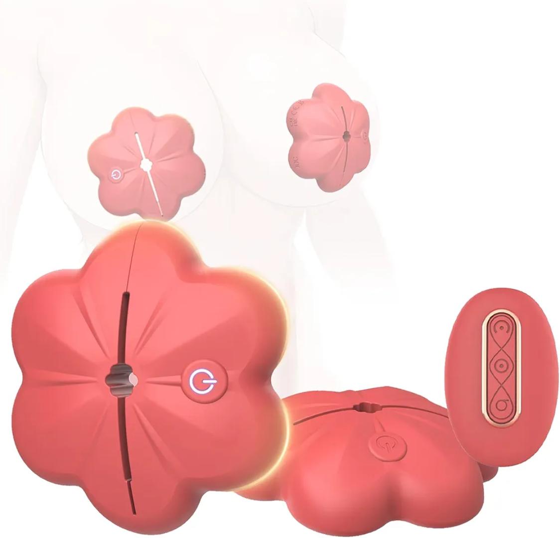 Nipple Clamps for Women with 10 Vibration Modes, Chest Clip, Adjustable Massager, Nipple Clamps Vibrating Sex Toy for Couples - image 2