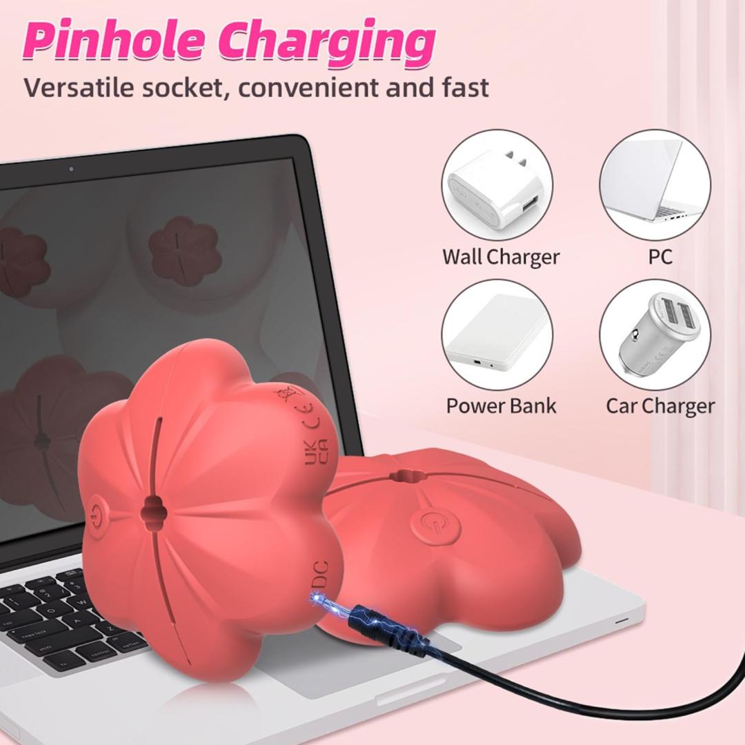 Nipple Clamps for Women with 10 Vibration Modes, Chest Clip, Adjustable Massager, Nipple Clamps Vibrating Sex Toy for Couples - image 5