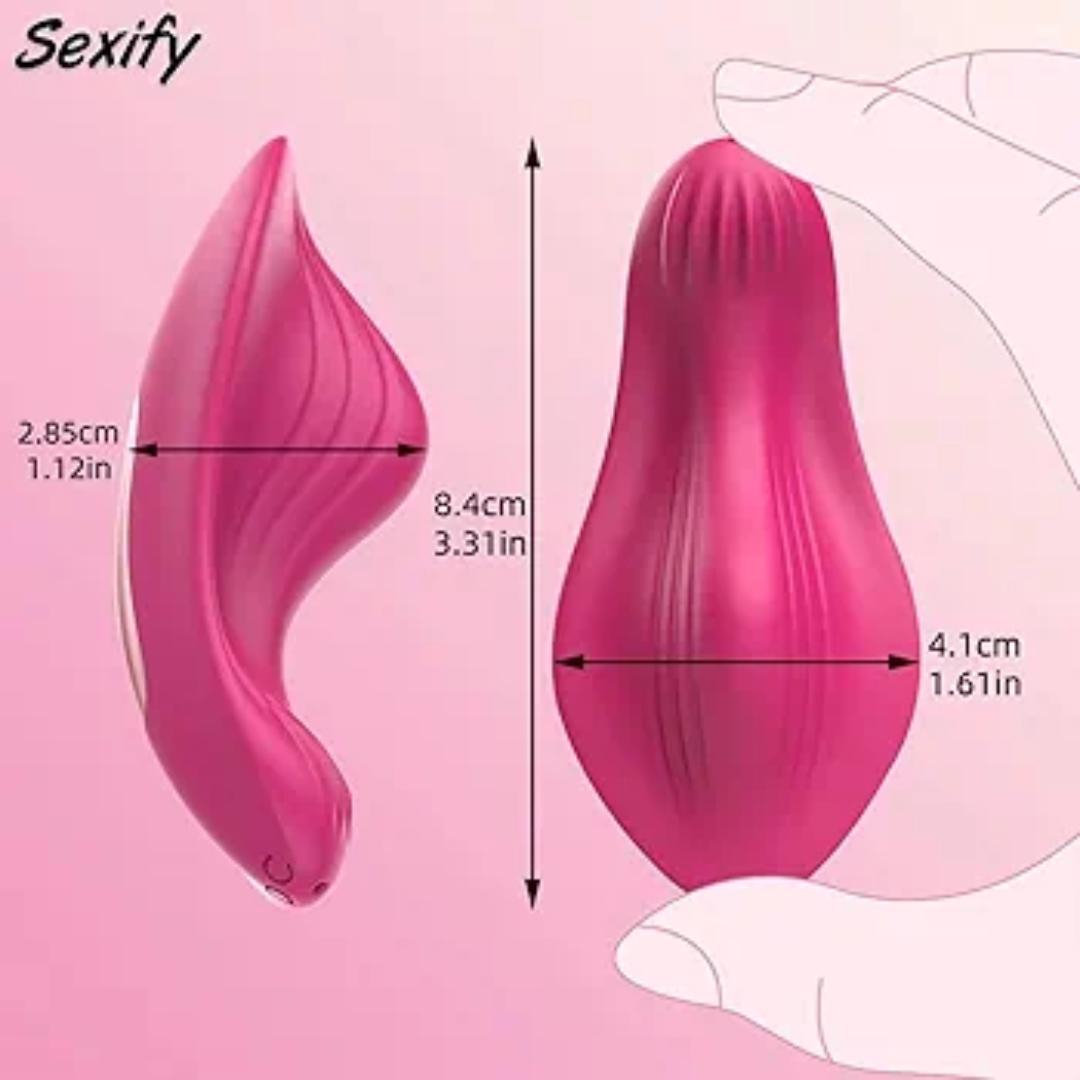App Control Wearable G Spot Clit Vibrator Vibrating Panties, Silicone Clitoral Vagina Stimulator Teaser Adult Toy with 9 Vibration + Interactive Modes for Women Couple and Beginners Female Rechargeabl