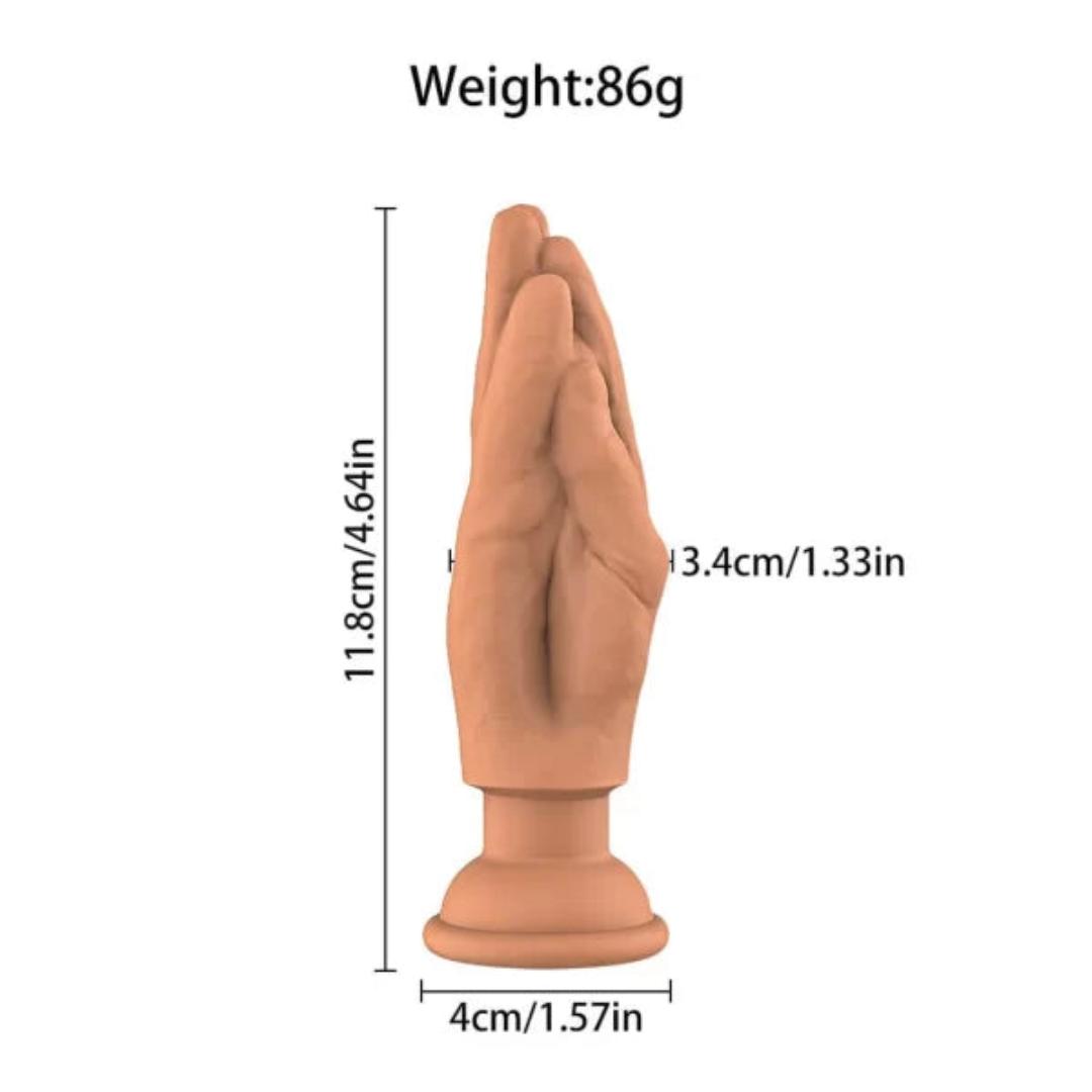 Vibrating Prayer Hand Suction Anal Plug - Fist Dildo vibrator