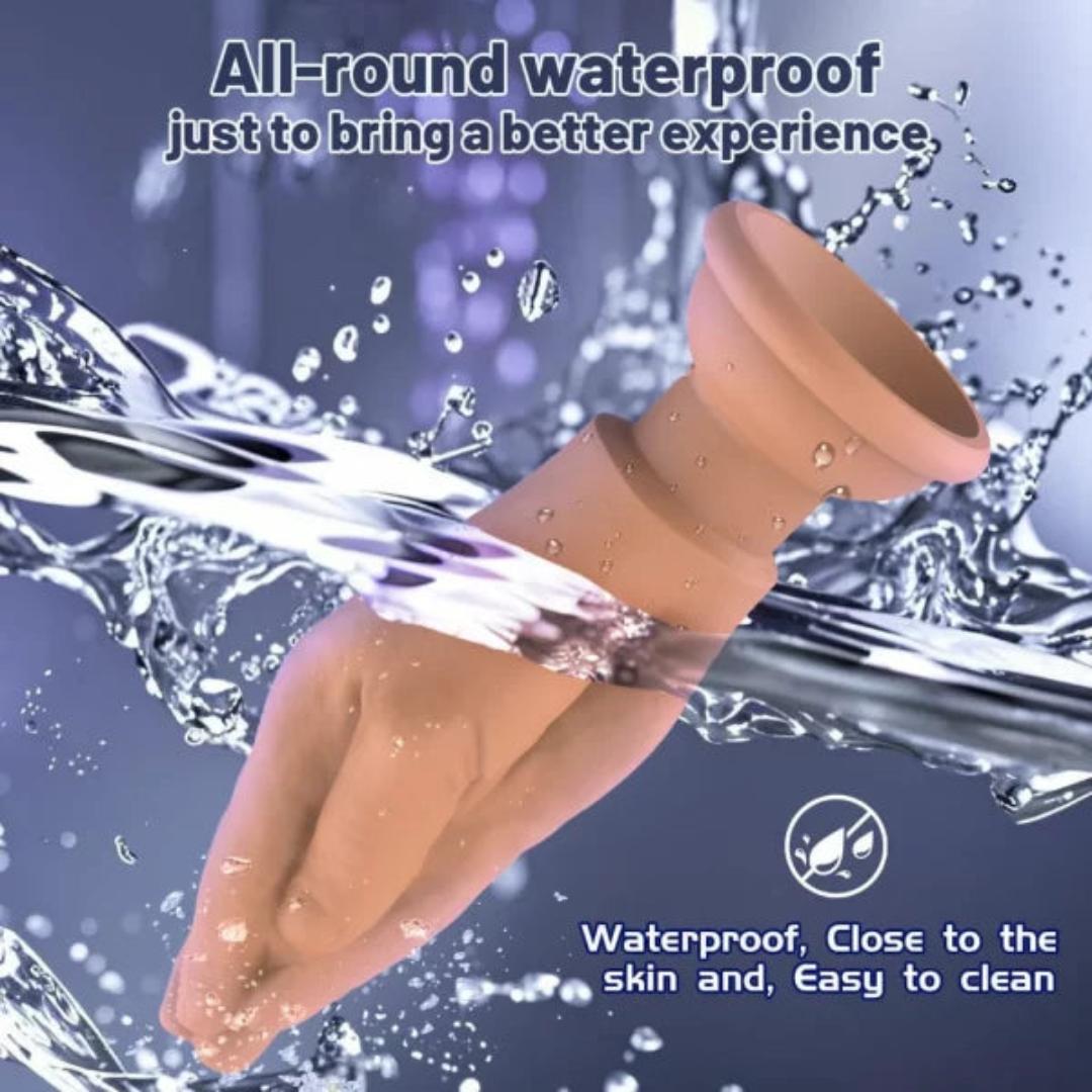 Vibrating Prayer Hand Suction Anal Plug - Fist Dildo vibrator