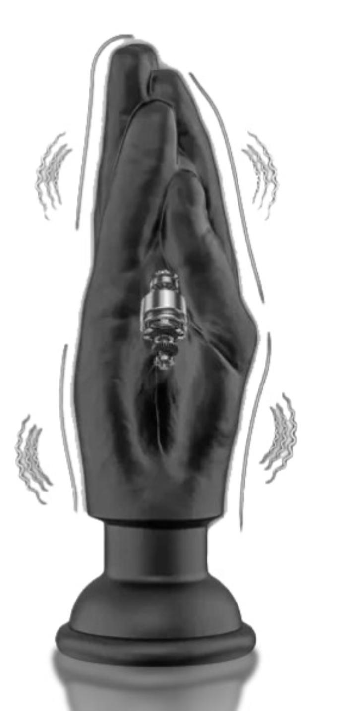 Vibrating Prayer Hand Suction Anal Plug - Fist Dildo vibrator