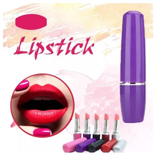 Bullet Lipstick G Spot Vibrator - Lipstick Shaped Tip with 10 Vibration Modes Discreet Pocket Womens Vibrator for Her, BATTERY OPERATED Soft Powerful Vibrating Adult Toy Silver