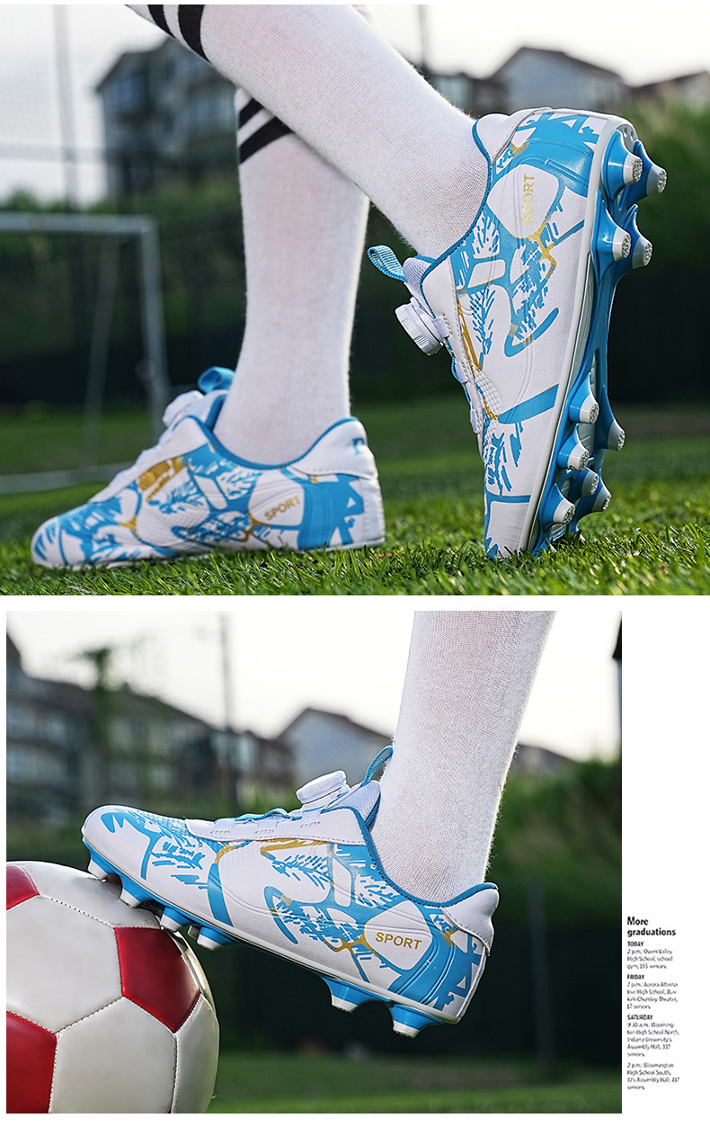 Soccer Shoe Football Children's Football Shoes Boys' Girls' Youth Student Shoes Outdoor Training Sneakers for Boys Kids Shoes Boys' Shoes Athletic Outdoor