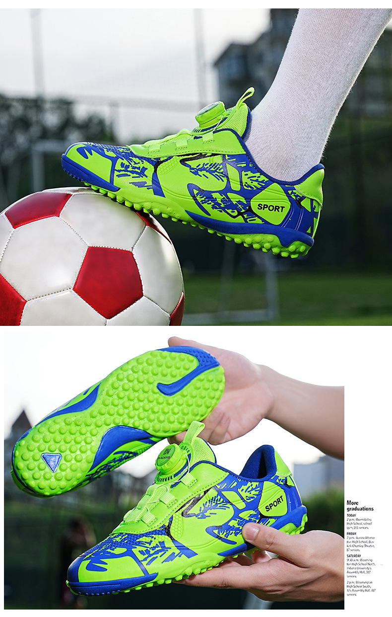 Soccer Shoe Football Children's Football Shoes Boys' Girls' Youth Student Shoes Outdoor Training Sneakers for Boys Kids Shoes Boys' Shoes Athletic Outdoor