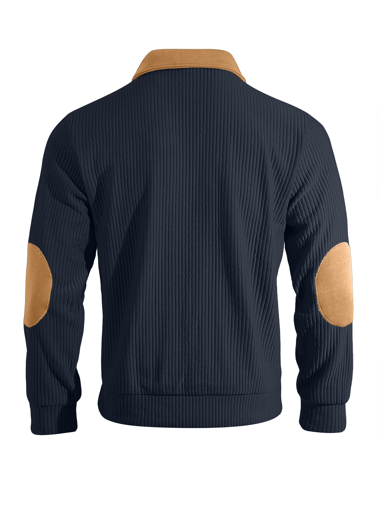 Men's Clothing Tops Sweatshirts Hoodies New Sweater Lapel Patchwork Casual Commute Sports Zip-Up Hoodie for Autumn Winter