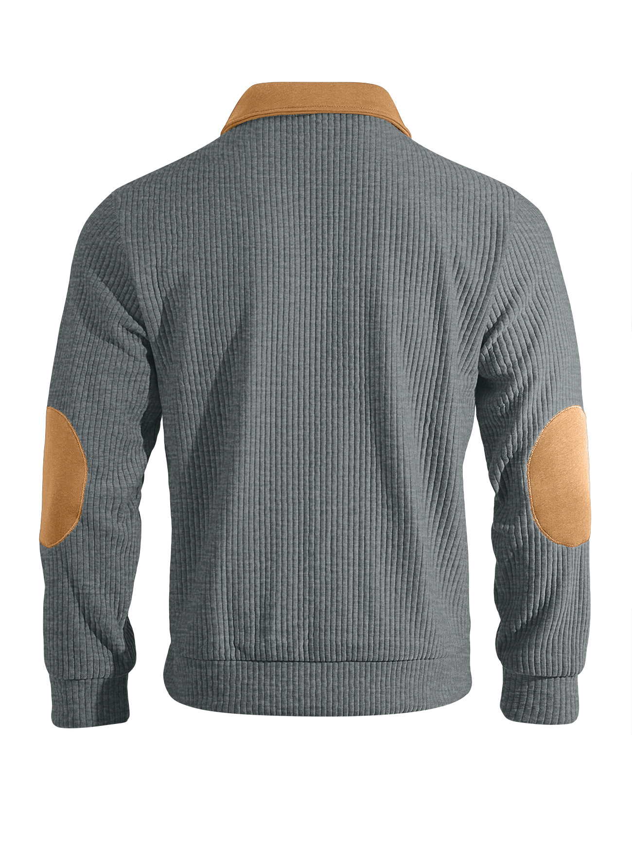 Men's Clothing Tops Sweatshirts Hoodies New Sweater Lapel Patchwork Casual Commute Sports Zip-Up Hoodie for Autumn Winter
