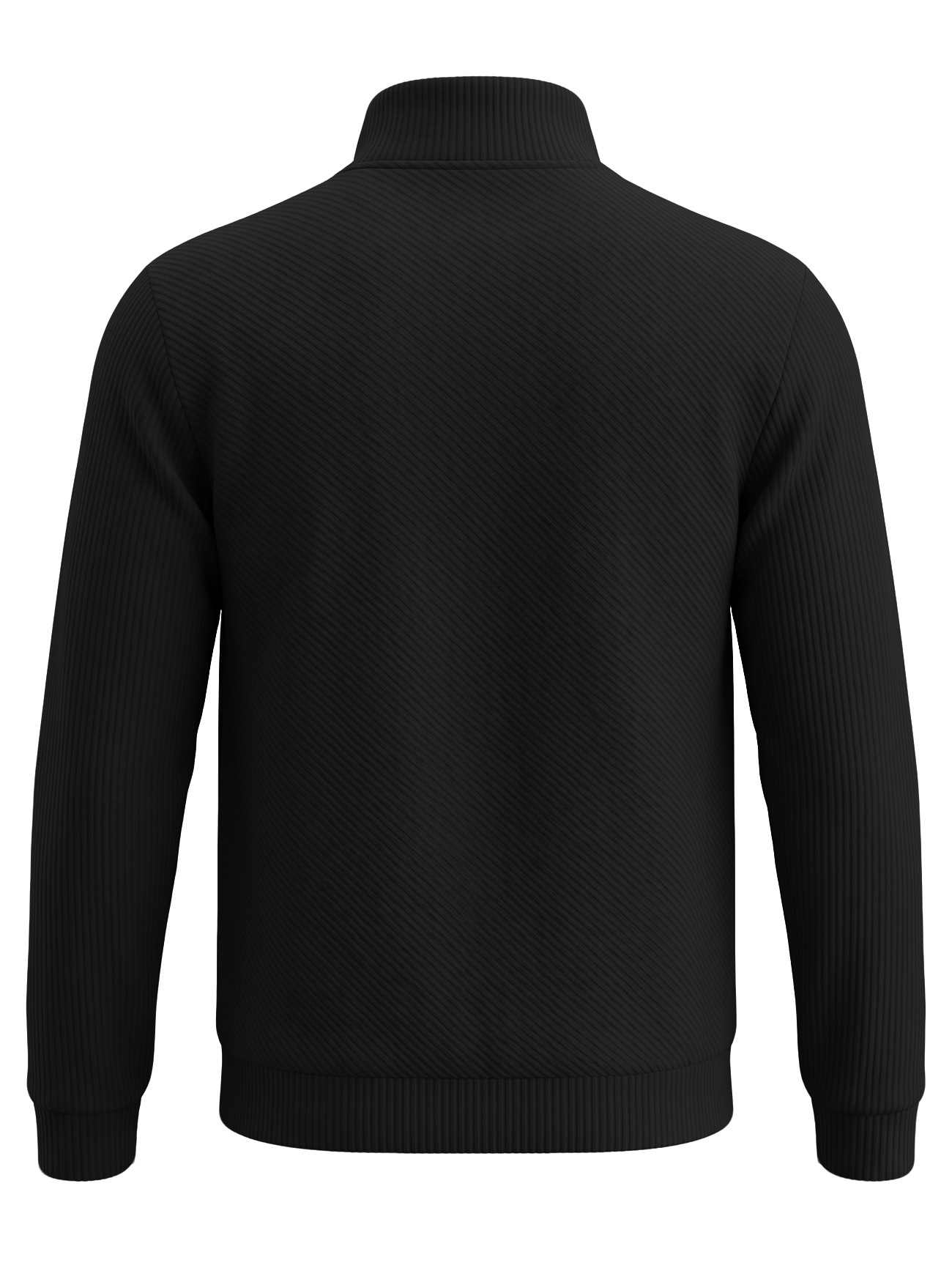 Men's Clothing Tops Sweatshirts Men's American Flannel Texture Half-Zip Stand-Up Collar Long Sleeve Oversized Casual Pullover Shirts