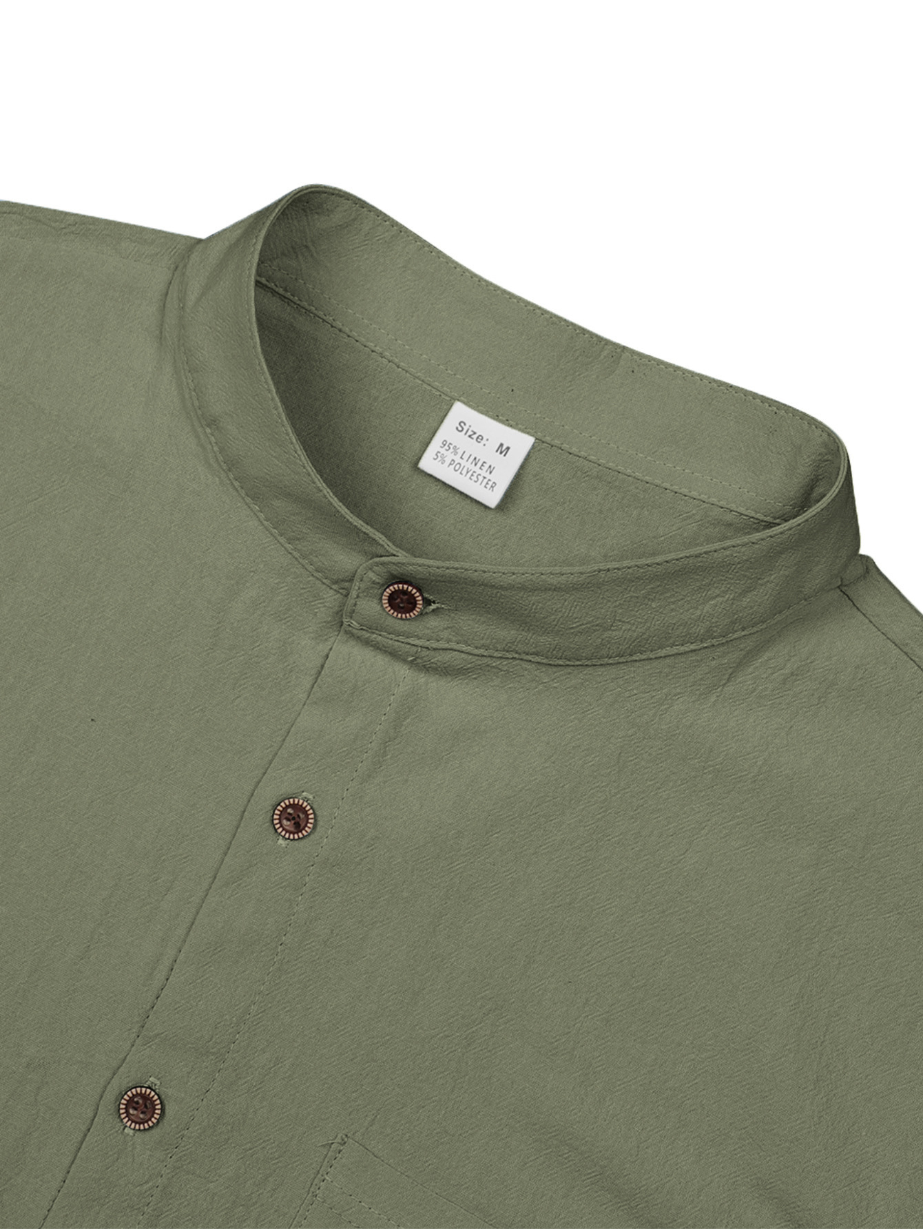 Men's Clothing Two-Piece Outfits Men's Solid Color Linen Long Sleeve Shirt Pants Two-Piece Set Loose Casual Breathable Summer Clothing Sets