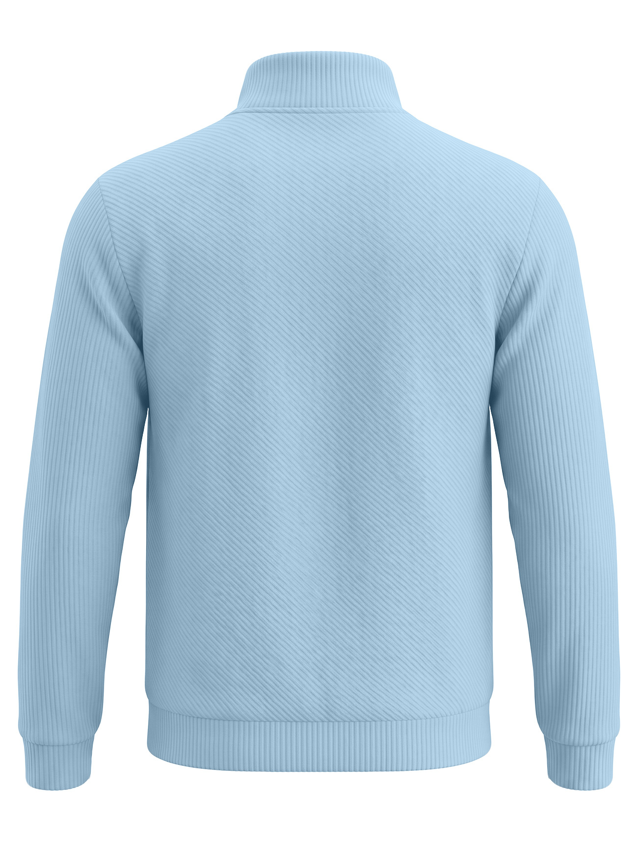 Men's Clothing Tops Sweatshirts Men's American Flannel Texture Half-Zip Stand-Up Collar Long Sleeve Oversized Casual Pullover Shirts