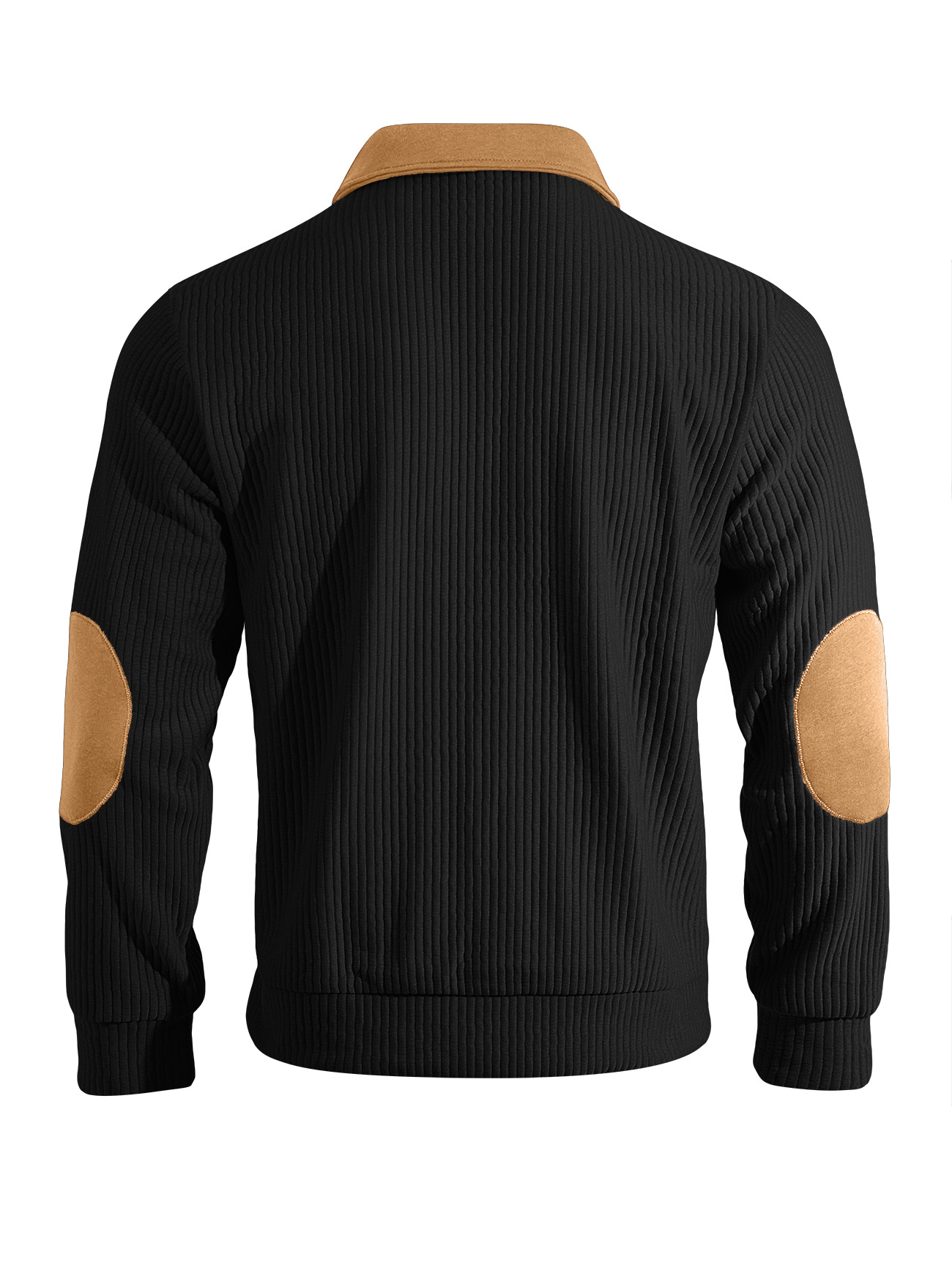 Men's Clothing Tops Sweatshirts Hoodies New Sweater Lapel Patchwork Casual Commute Sports Zip-Up Hoodie for Autumn Winter