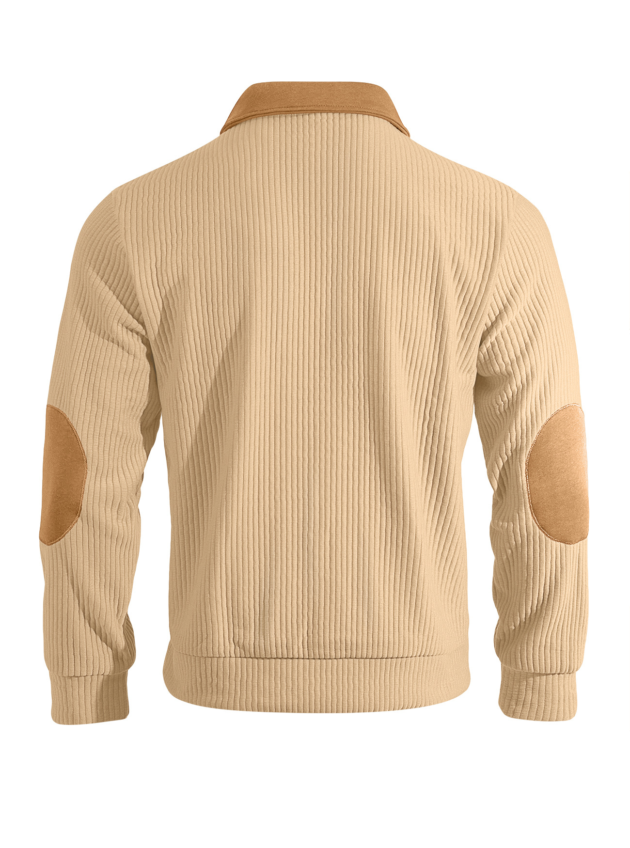 Men's Clothing Tops Sweatshirts Hoodies New Sweater Lapel Patchwork Casual Commute Sports Zip-Up Hoodie for Autumn Winter