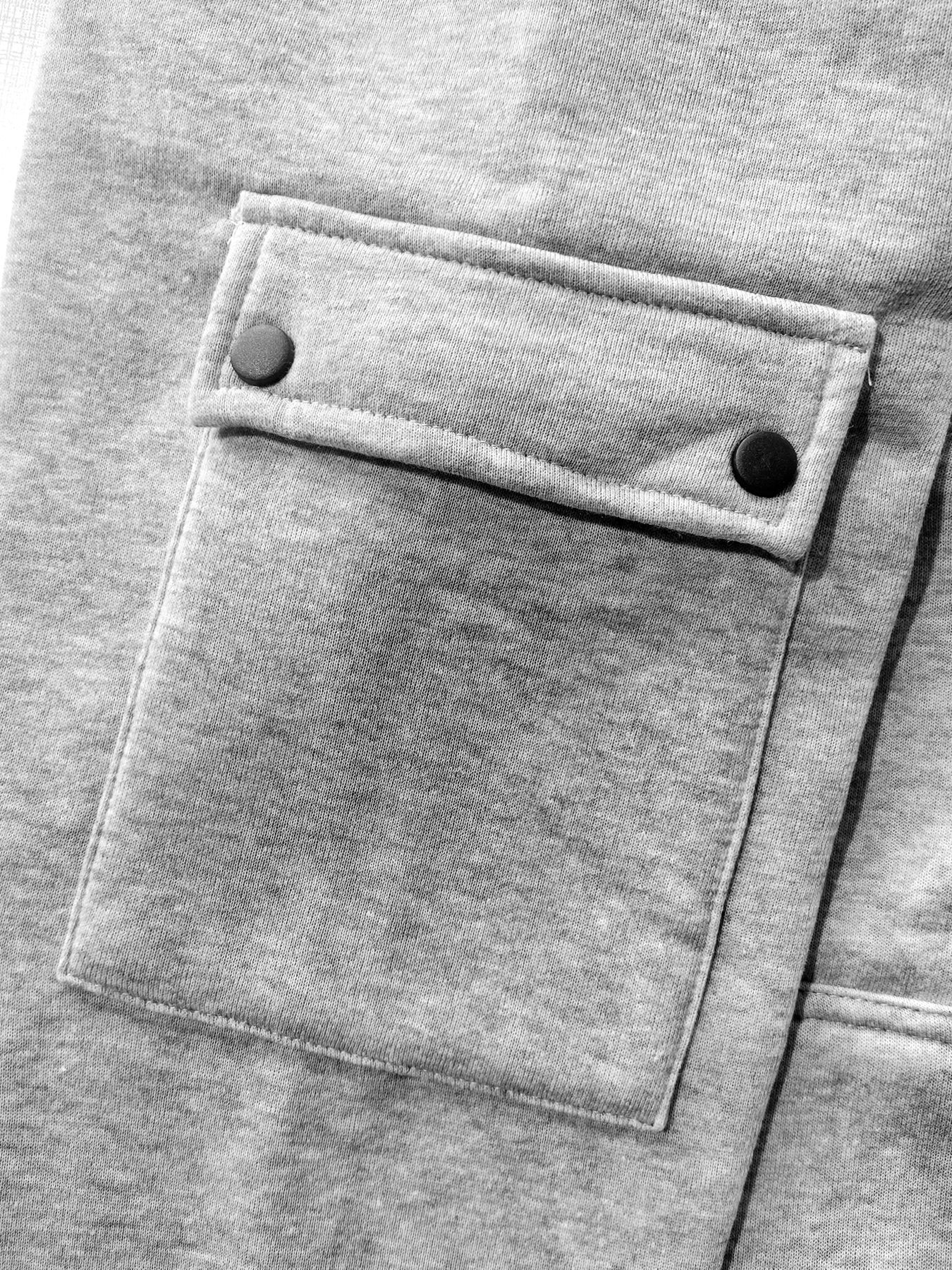 Men's Clothing Tops Sweatshirts Hoodies  Men's Autumn Winter Solid Color Drawstring Hooded Long Sleeve Sweatshirt with Side Zip Thickened Casual Sports Pullover