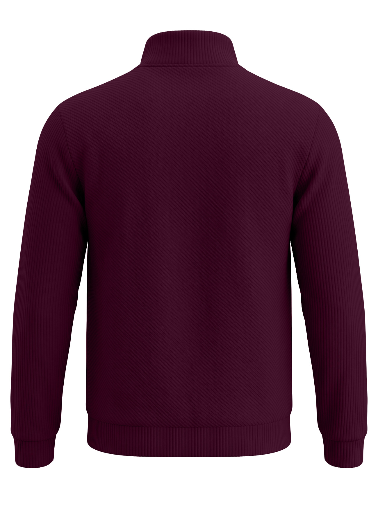 Men's Clothing Tops Sweatshirts Men's American Flannel Texture Half-Zip Stand-Up Collar Long Sleeve Oversized Casual Pullover Shirts