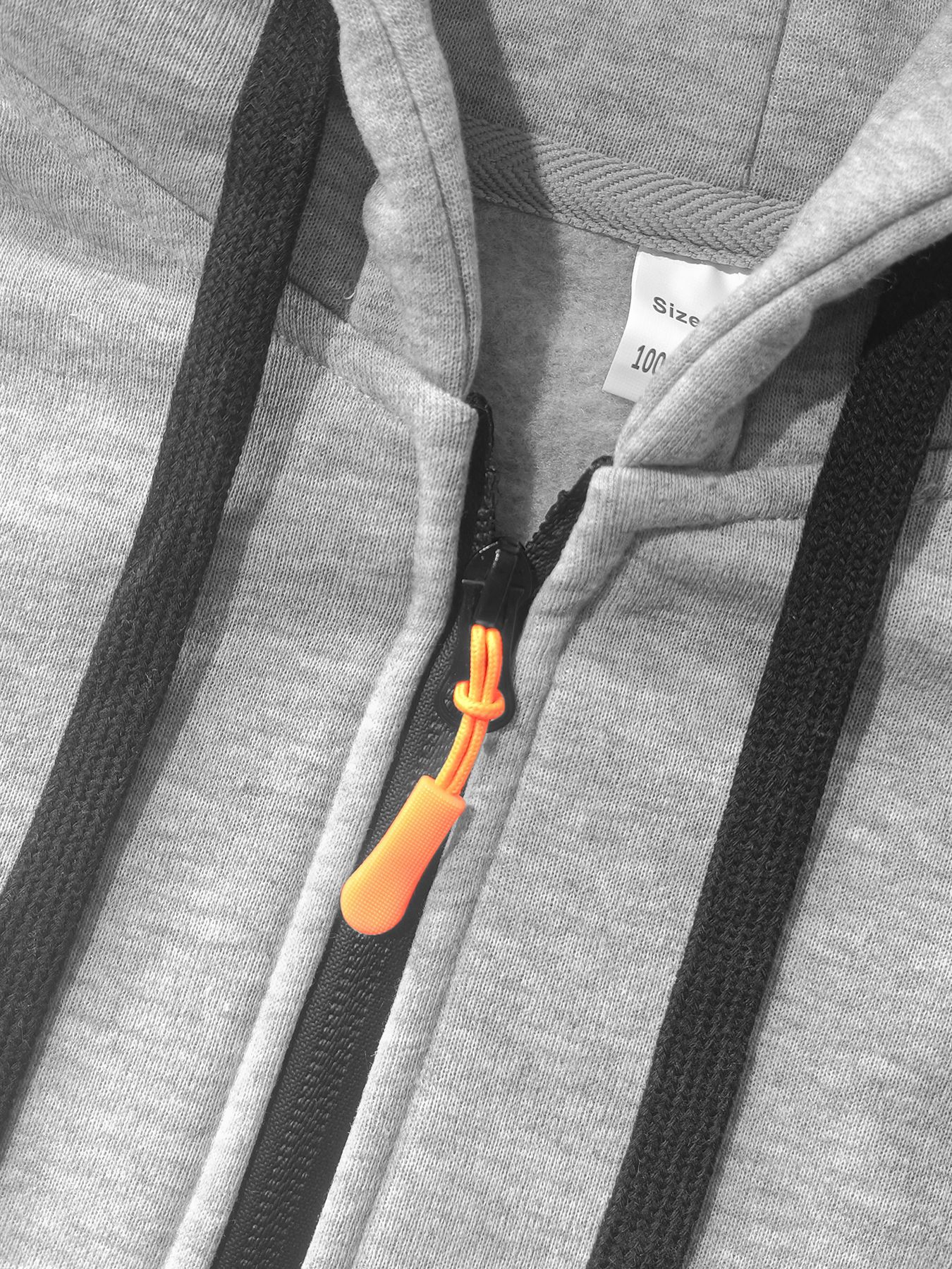 Men's Clothing Tops Sweatshirts Hoodies  Men's Autumn Winter Solid Color Drawstring Hooded Long Sleeve Sweatshirt with Side Zip Thickened Casual Sports Pullover