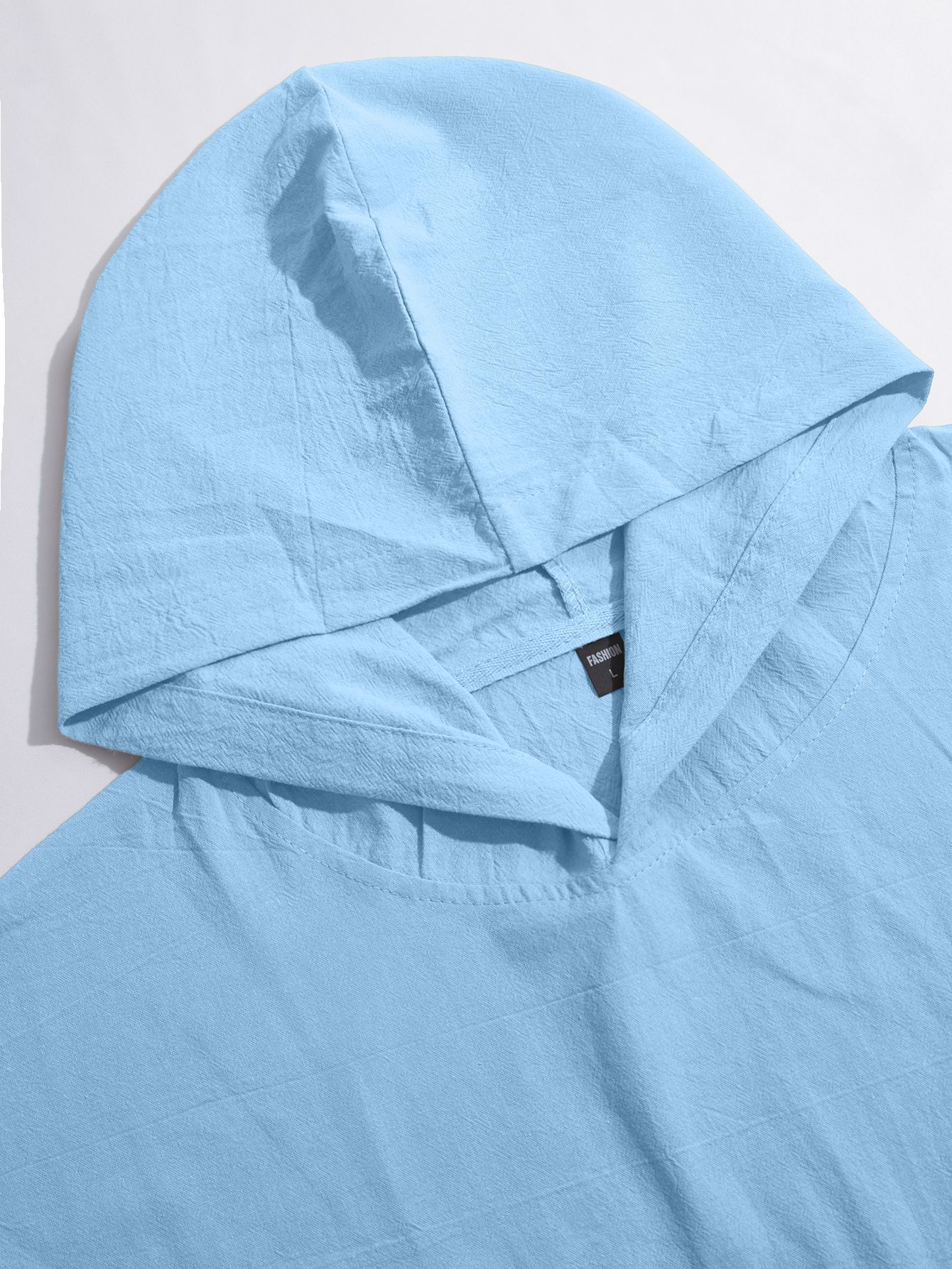 Men's Clothing Tops Men's American-Style Cotton Hooded Top with Cuffed Sleeves Pullover Shirt Outdoor Casual Long-Sleeved Sweatshirts Hoodies