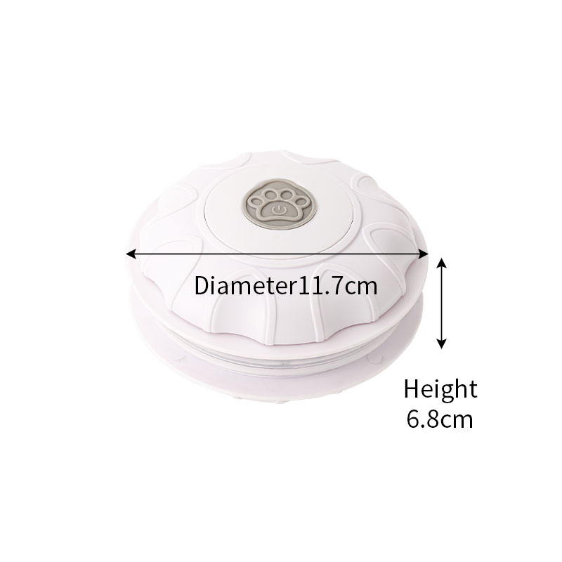 Pet Toy Interactive Cat Toys for Indoor Cats, Electric Smart Hunting Hide and Seek Turbo Motion 360° Rotating Self-play Kitten Toy with Built-in Wand USB Rechargeable