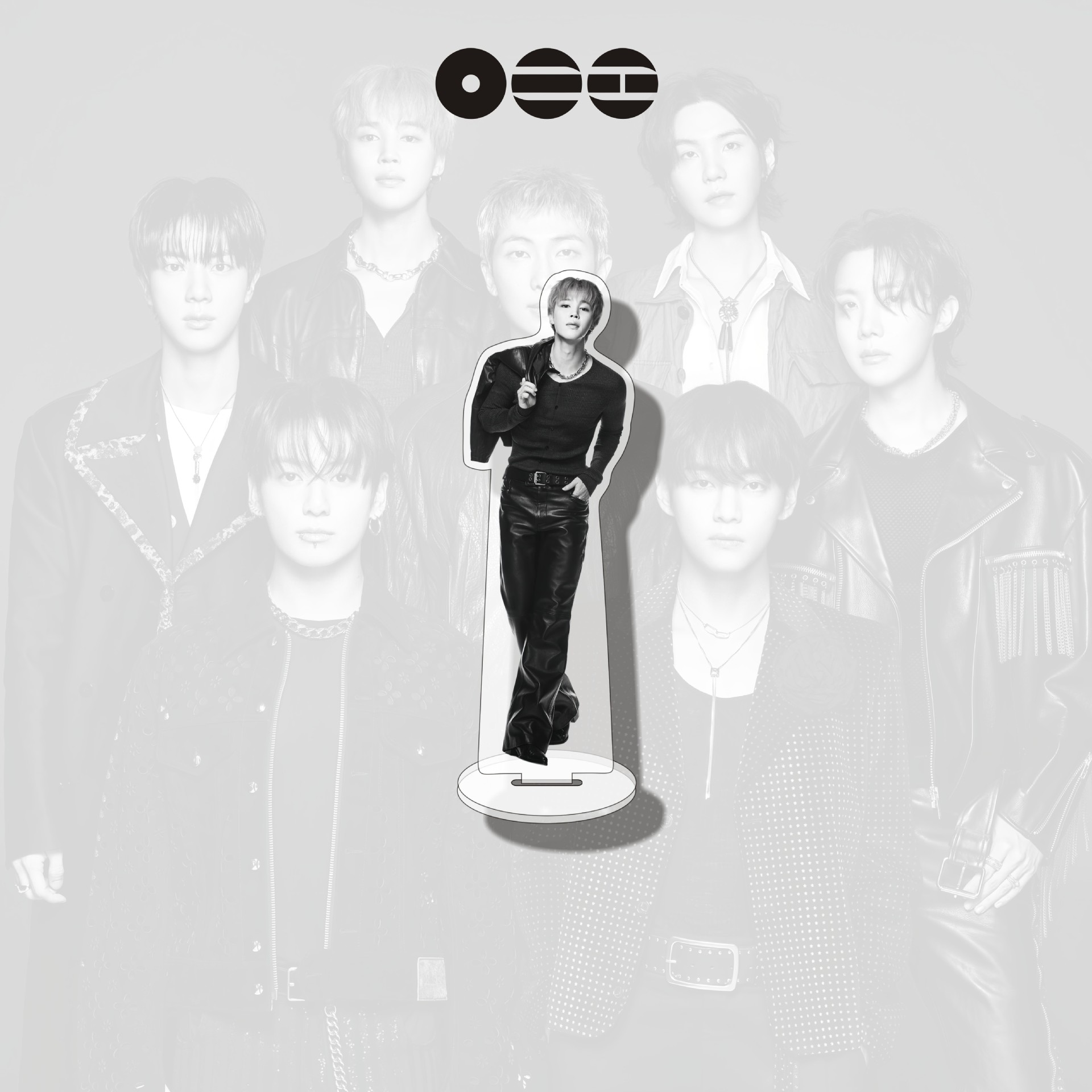 BTS Fans Acrylic Stand 15CM,New Album Double-Sided Figure Standee,Kpop Fan Made Desk Decoration, V Jimin Jungkook SUGA Character Display Stand,Birthday Gift For ARMY