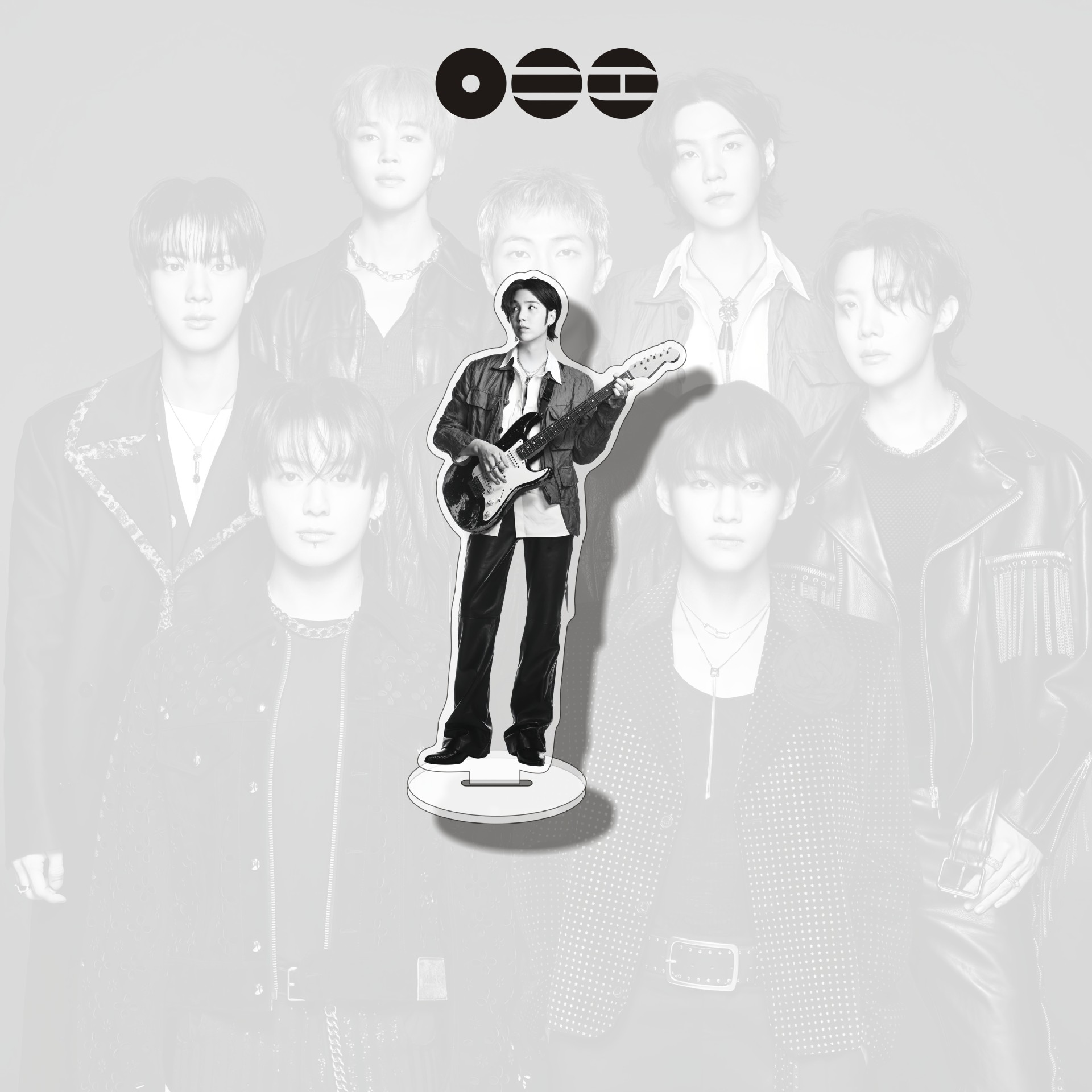BTS Fans Acrylic Stand 15CM,New Album Double-Sided Figure Standee,Kpop Fan Made Desk Decoration, V Jimin Jungkook SUGA Character Display Stand,Birthday Gift For ARMY