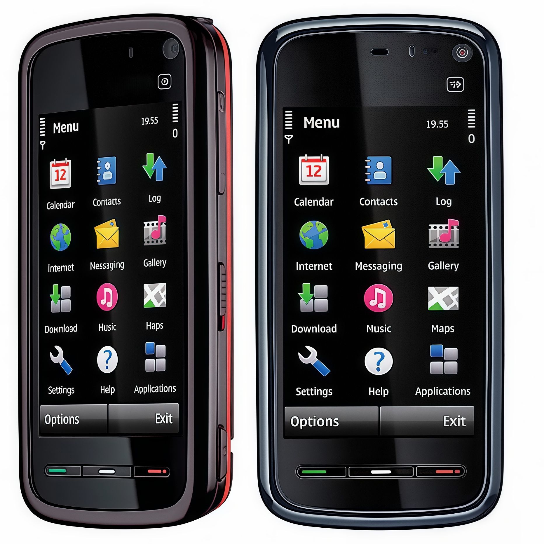 Refurbished Nokia 5800 3.2 Inches Touchscreen 3.2MP Camera 1320mAh Battery 128GB Memory Symbian OS Unlocked GSM Phone 3G Mobile Cellphone Affordable Durable Classic For Everyday Use With Free Earphone