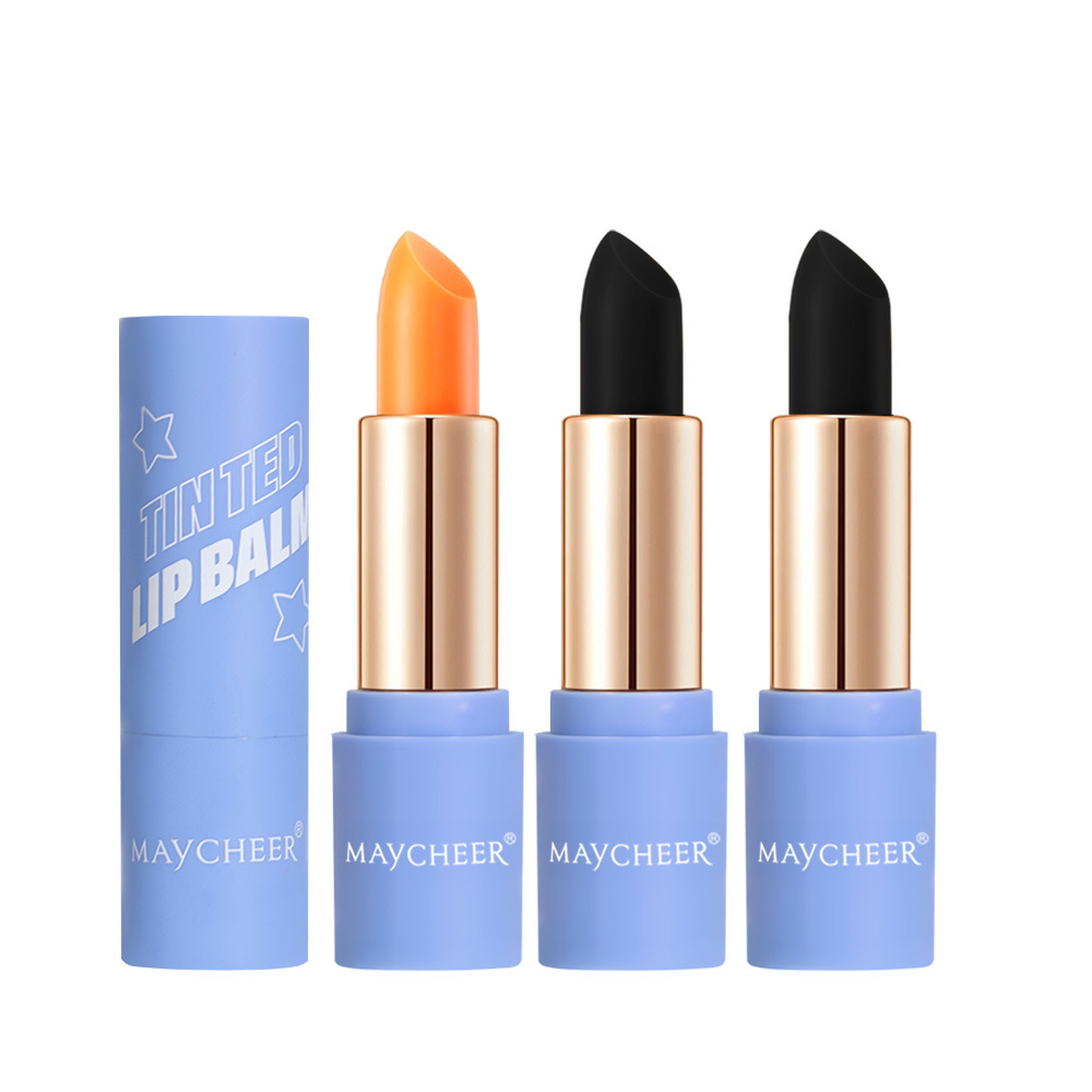 Black Magic Color Changing Lipstick, New Temperature Reactive Moisturizing Lip Balm, Long Lasting Waterproof Non-Stick Cup Plump Lip Gloss, Repair Dry Cracked Lips Dark Lip Brighten Lip Care Makeup view 5