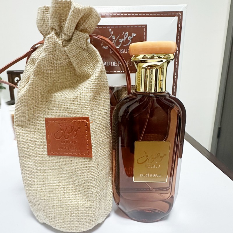 Mousuf Perfume For Men Women 100ML Long Lasting Arabian Perfume Luxury Oriental Fragrance With Linen Gift Pouch