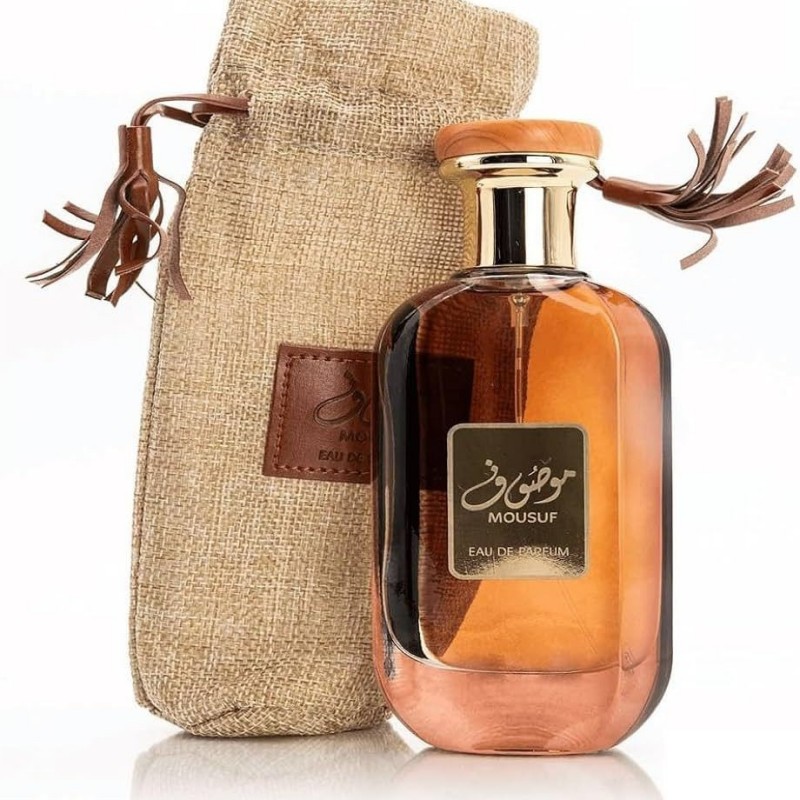 Mousuf Perfume For Men Women 100ML Long Lasting Arabian Perfume Luxury Oriental Fragrance With Linen Gift Pouch