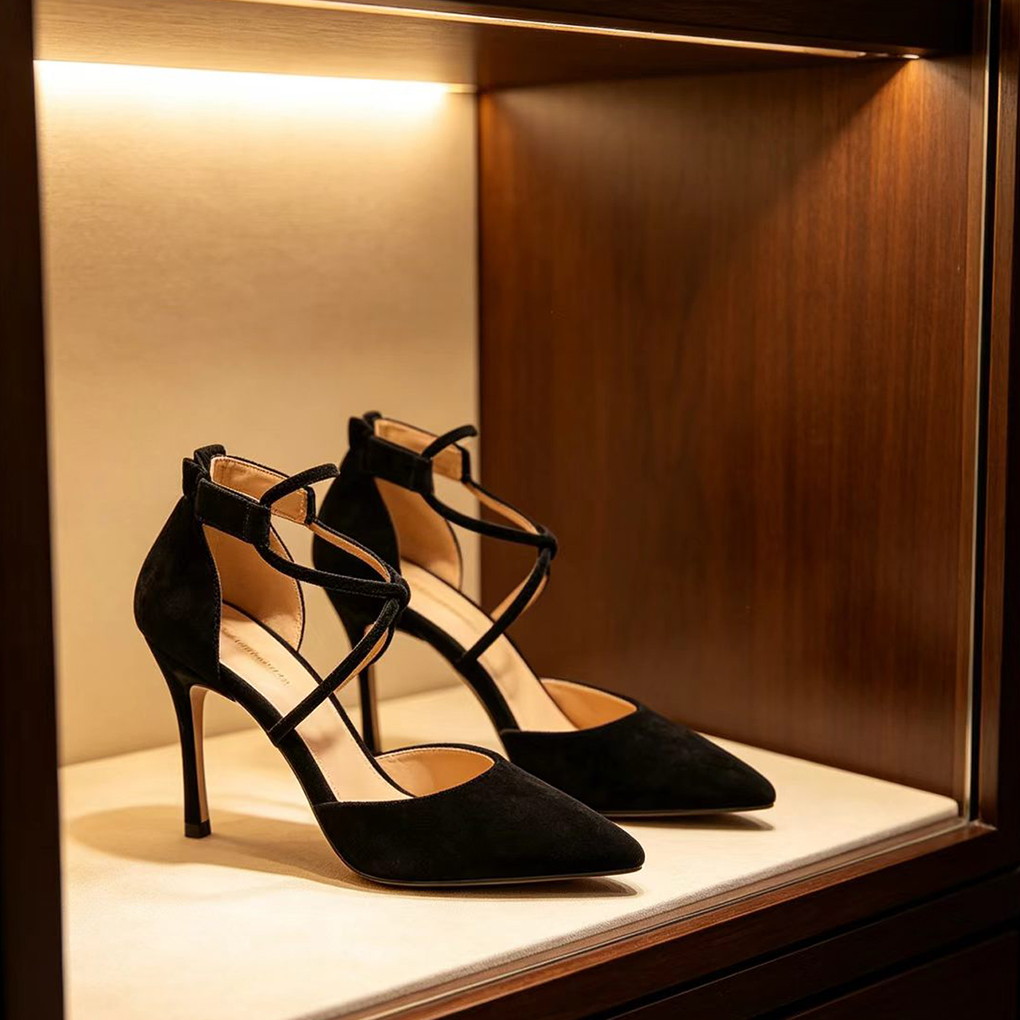 9cm Heels This year's popular minority design shoes advanced simple personalized and versatile Women's thin heel tip 2023 new spring and summer, and versatile temperament, shallow taste
