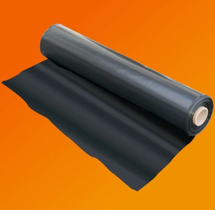 General Purpose  Heavy Duty Polythene Paper, 1000 Gauge (250 Micron) – Waterproof Black/Clear Plastic Cover Sheet – Damp Proof Membrane 1.2M Wide
