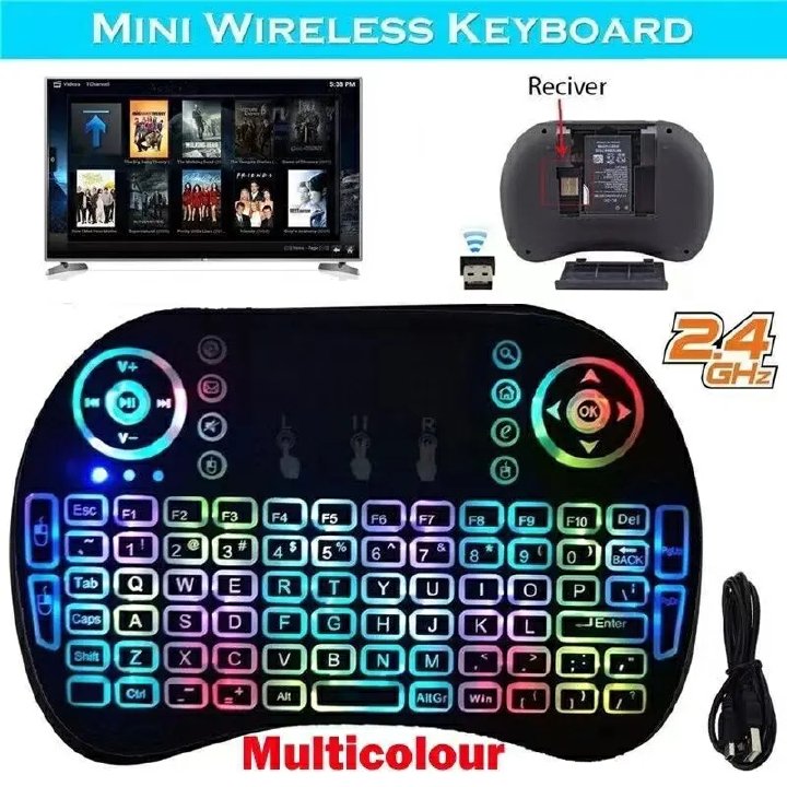 I8 Mini Wireless Keyboard 2.4G Air Mouse Remote Touchpad For Android TV Box PC Smart TV -