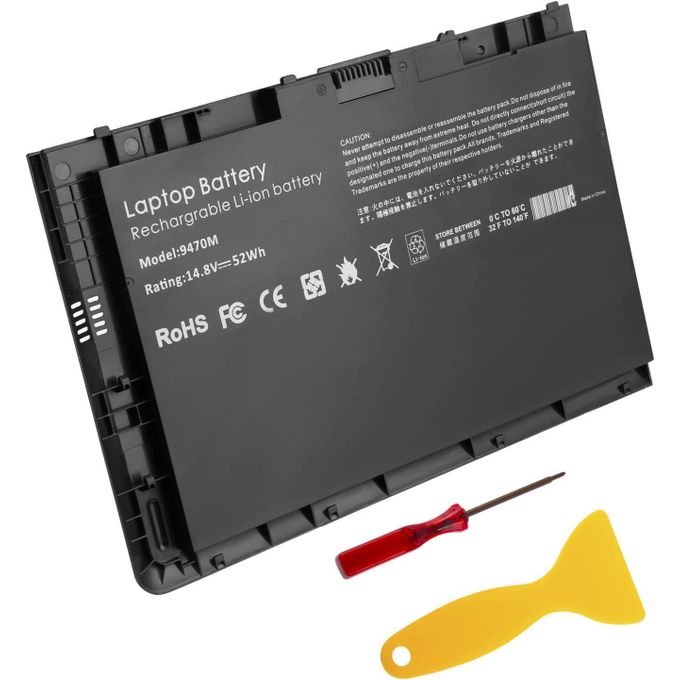 BT04XL Notebook Battery for HP EliteBook Folio 9470 9470M 9480 9480M Series -Laptop fits BA06 BA06XL BLACK