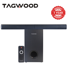 Tagwood 12000W 2.1CH Multimedia Bluetooth Woofer Speaker System  Subwoofer Soundbar BT 6.0 /USB/SD/FM AC/DC System Soundbar with Remote Control  S3 Speaker bass