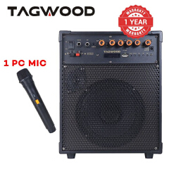 Tagwood LTS-6A Trolley Speaker Porteable Portable Speaker Subwoofer Outdoor Speaker ,Bluetooth,Free Wireless Microphone a Built in Battery Woofer Woofer with microphones