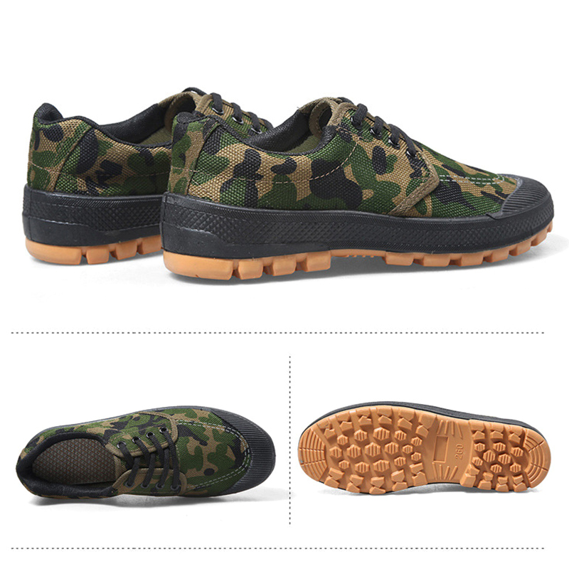 SXCHEN Men's Soccer Shoes - Green Camouflage Durable Canvas upper, Reinforced Toe, Anti-slip And Wear-resistant Outsole, Flexible Grip Outsole, Suitable For Soccer And Outdoor Activities.