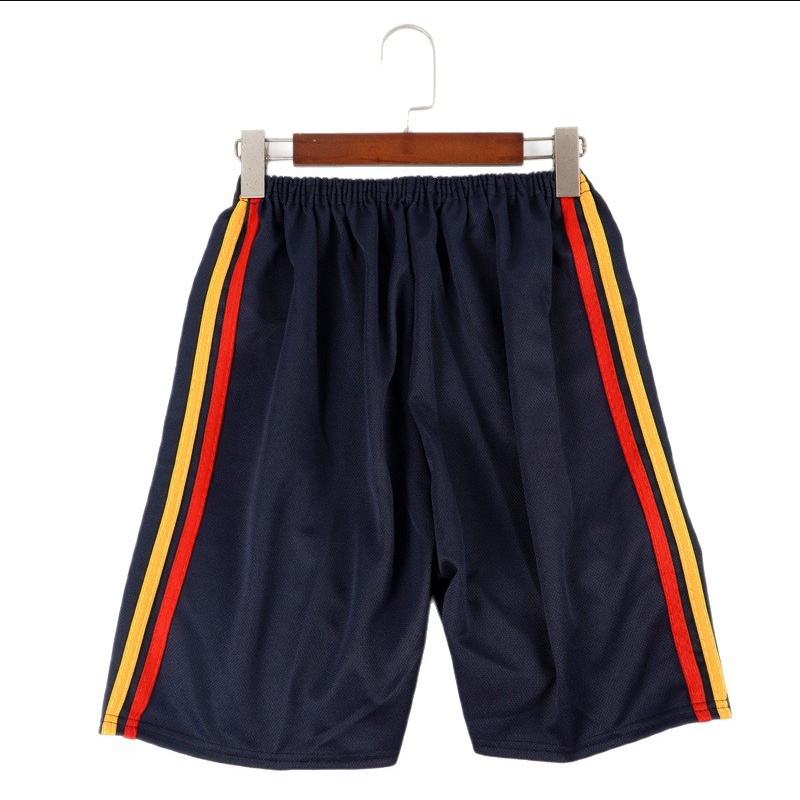 SXCHEN Men's 2PCS Random Color Side Striped Athletic Shorts,Quick Dry Mesh Casual Sports Bottoms with Elastic Waistband,Lightweight Breathable Fabric,Versatile Workout & Everyday Summer Shorts for Men