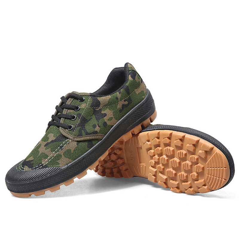 SXCHEN Men's Soccer Shoes - Green Camouflage Durable Canvas upper, Reinforced Toe, Anti-slip And Wear-resistant Outsole, Flexible Grip Outsole, Suitable For Soccer And Outdoor Activities.