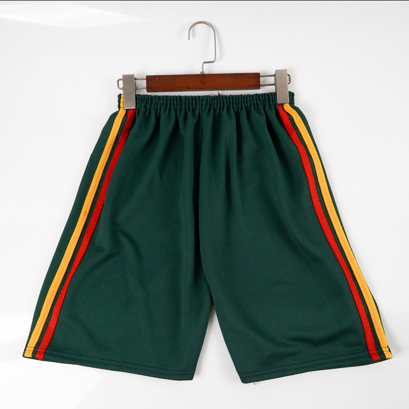 SXCHEN Men's 2PCS Random Color Side Striped Athletic Shorts,Quick Dry Mesh Casual Sports Bottoms with Elastic Waistband,Lightweight Breathable Fabric,Versatile Workout & Everyday Summer Shorts for Men