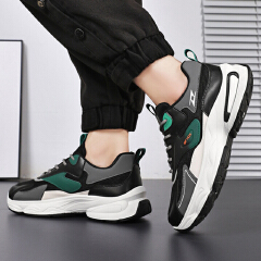 SXCHEN Men Shoes Casual Sneakers Basketball Breathable Mesh Spliced Sports Driving, Thick Cushioning Sole Non‑Slip Wear‑Resistant Athletic Footwear, Lightweight Fashion Athletic Running Shoes Outdoor