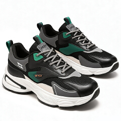 SXCHEN Men Shoes Casual Sneakers Basketball Breathable Mesh Spliced Sports Driving, Thick Cushioning Sole Non‑Slip Wear‑Resistant Athletic Footwear, Lightweight Fashion Athletic Running Shoes Outdoor