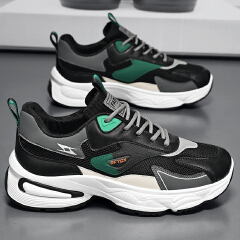 SXCHEN Men Shoes Casual Sneakers Basketball Breathable Mesh Spliced Sports Driving, Thick Cushioning Sole Non‑Slip Wear‑Resistant Athletic Footwear, Lightweight Fashion Athletic Running Shoes Outdoor