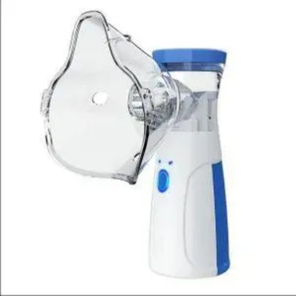 Ultrasonic Home Mesh Nebulizer Portable Handheld Nebulizer Steam Aerosol Inhaler Silent Steam Nasal Humidifier Personal Inhaler Medical Asthma Atomizer, Breathing Problems, Cold Cough- Adults and Baby