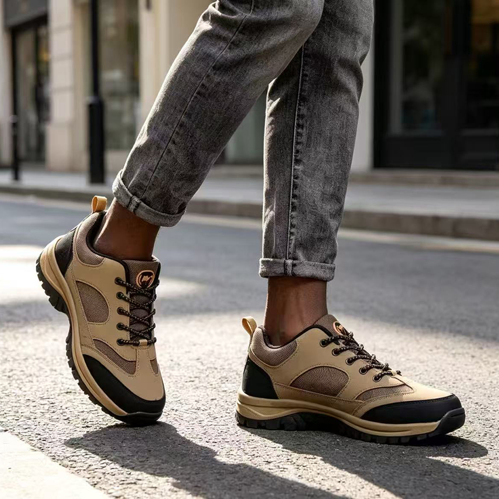 Men's Wear Resistant Non-Slip Casual Comfortable Outdoor Hiking Sneakers  
 Hiking & Trekking