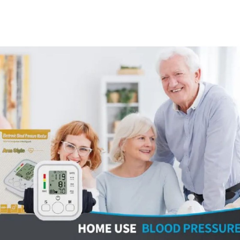 Blood Pressure Monitors Large Cuff Size 22cm to 36cm - Blood Pressure Machine with Cuff for Upper Arm - Heart Rate Hypertension Monitor for Home Use - Blood-Pressure Monitor with LCD Display
