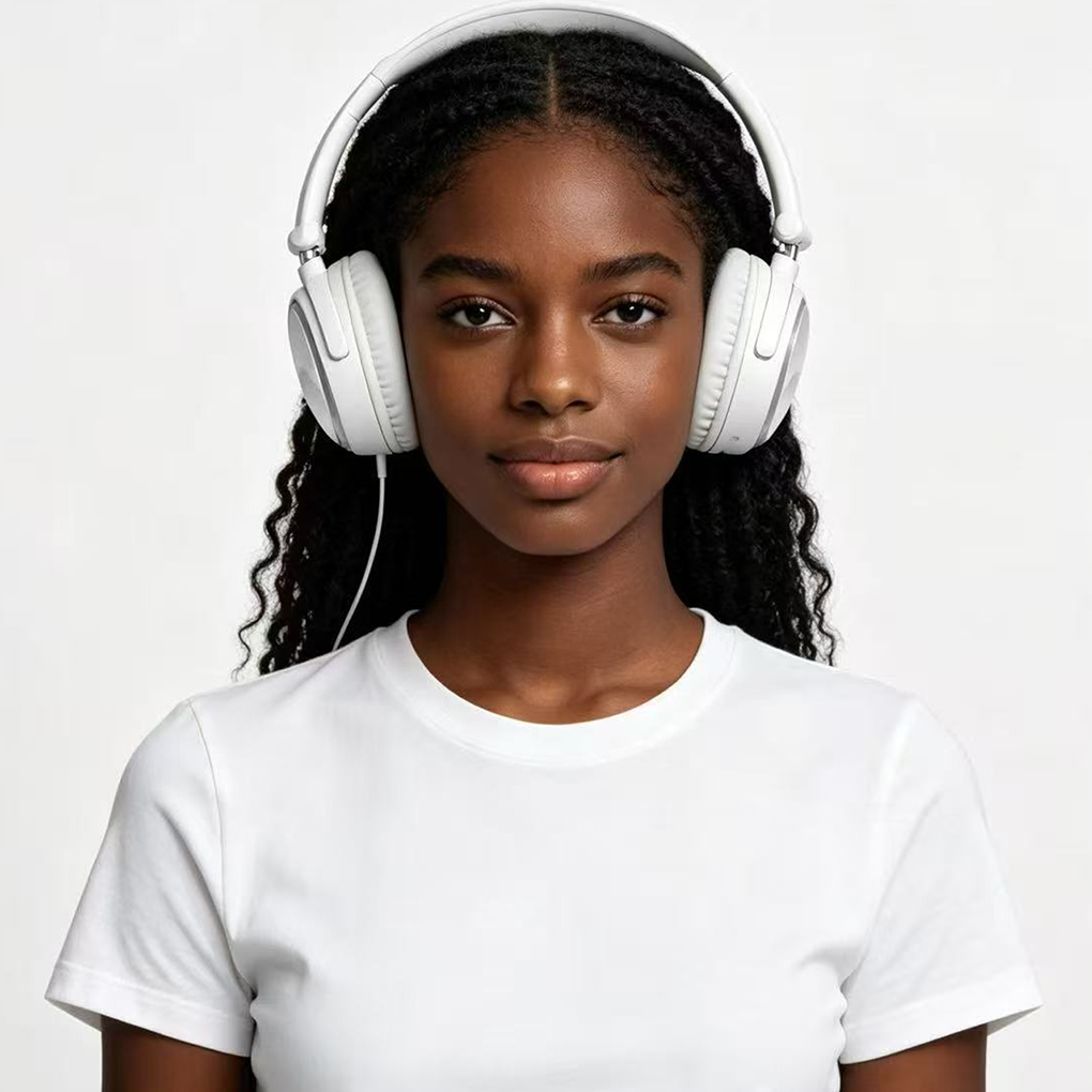 Wired Headphones With Microphone Over Ear Headsets Bass HiFi Sound Music Stereo Earphone For Sony