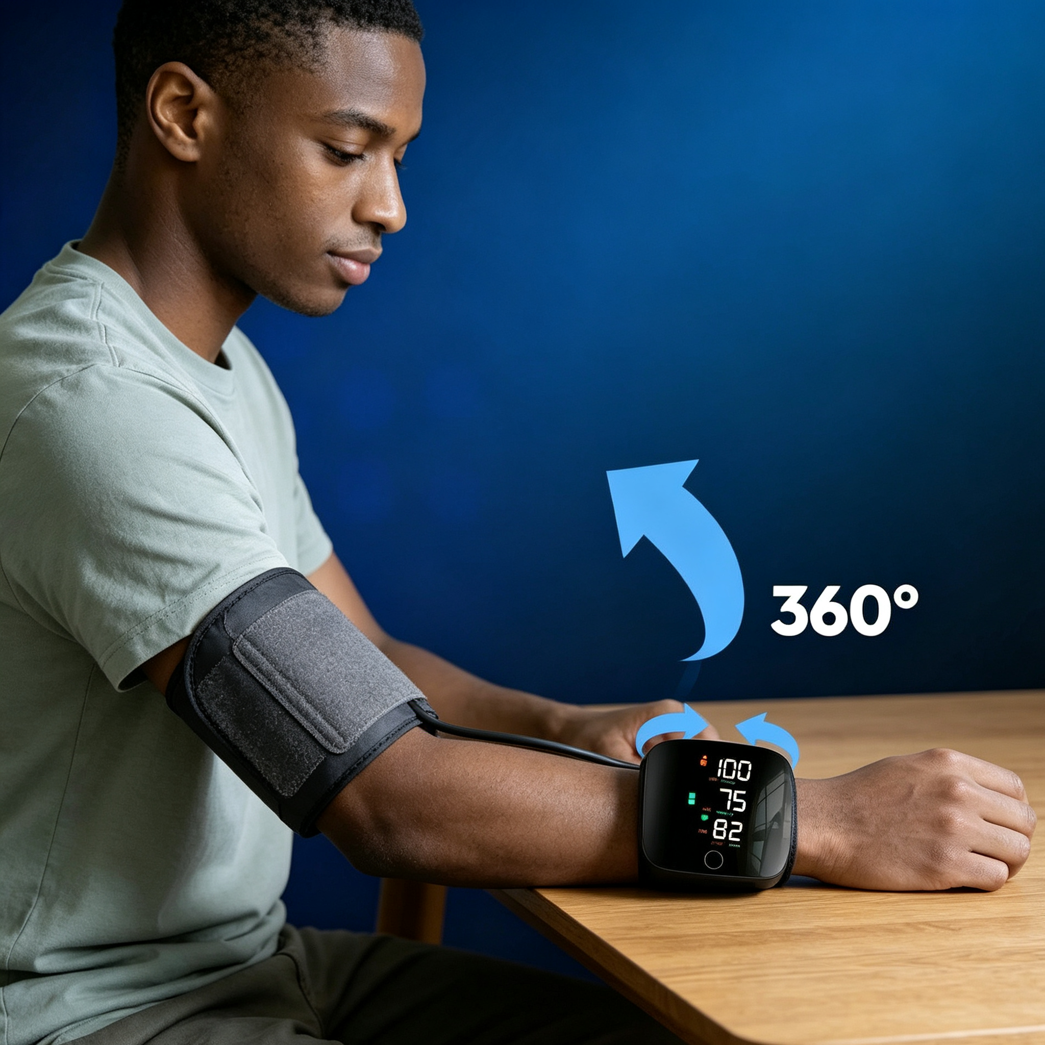 Rechargeable Wrist Blood Pressure Monitor For Medical Grade Precision Measurement Health Tests