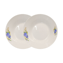 【Promotion】Nice One 12PCS 8 INCH Classique  Porcelain Dinner Dish Plates（BYD-PLATE-46 PLATE 8INCH 72PCS，BYD-PLATE-49 PLATE 8INCH 72PCS）