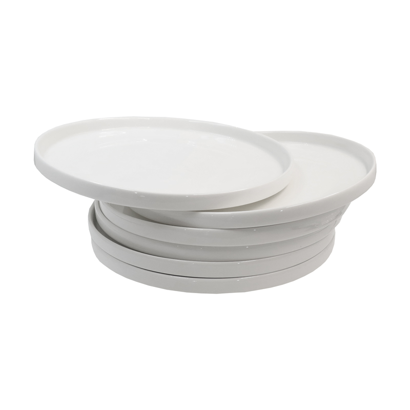 Nice One Set Of 6pcs 8.5inch Classique  Porcelain Dinner Dish Plates （XY-PLATE-8.5-2 PLATE 8.5INCHH）